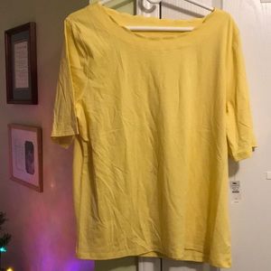 Yellow shirt from talbots